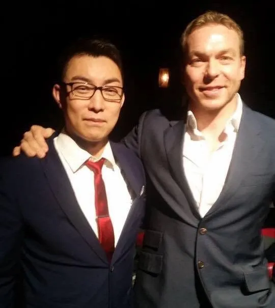 Yin with Chris Hoy